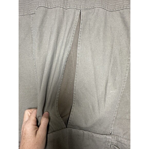 Vintage ORVIS Green Vest Hunting Fishing Travel Safari Film Photography Mens XL - Picture 10 of 12